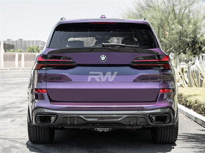 RW Carbon BMW F95 X5M G05 X5 RWS Carbon Fiber Mid Spoiler-Exterior-Silicon Valley Bimmer