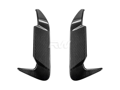 RW Carbon BMW F95 X5M LCI Carbon Fiber Rear Bumper Trims-Exterior-Silicon Valley Bimmer