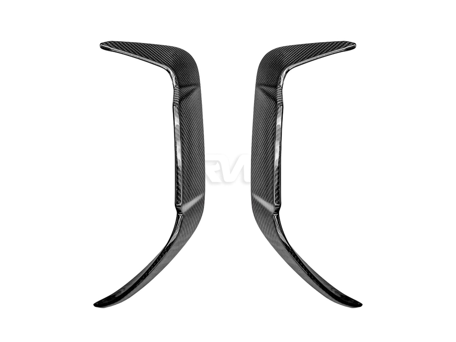 RW Carbon BMW F95 X5M LCI Carbon Fiber Rear Bumper Trims-Exterior-Silicon Valley Bimmer