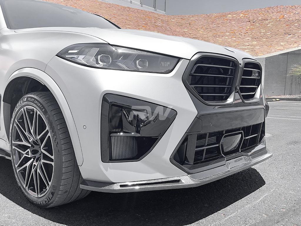 RW Carbon BMW F95 X5M LCI RWS Carbon Fiber Front Lip-Exterior-Silicon Valley Bimmer