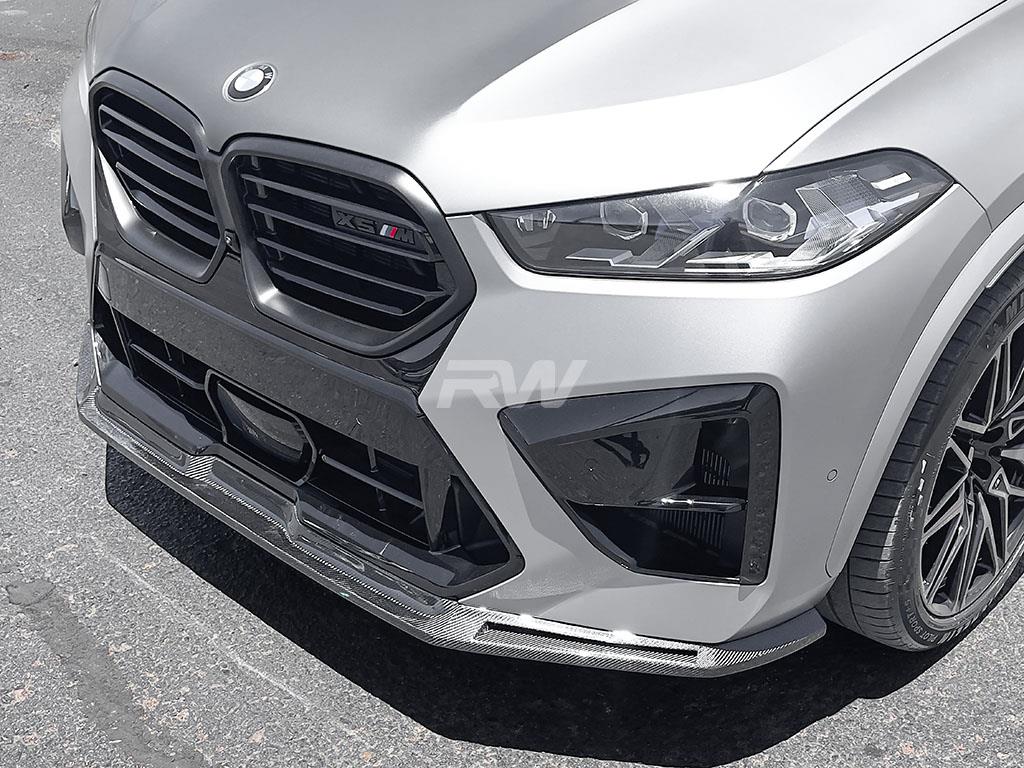 RW Carbon BMW F95 X5M LCI RWS Carbon Fiber Front Lip-Exterior-Silicon Valley Bimmer