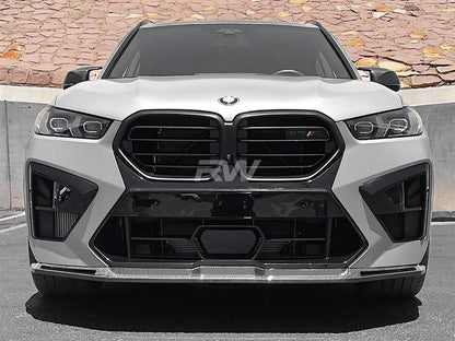 RW Carbon BMW F95 X5M LCI RWS Carbon Fiber Front Lip-Exterior-Silicon Valley Bimmer