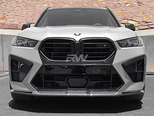 RW Carbon BMW F95 X5M LCI RWS Carbon Fiber Front Lip-Exterior-Silicon Valley Bimmer
