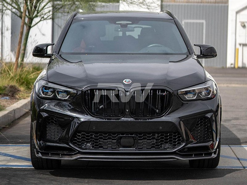 RW Carbon BMW F95 X5M Man Style Carbon Fiber Front Lip-Exterior-Silicon Valley Bimmer