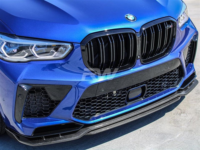 RW Carbon BMW F95 X5M Man Style Carbon Fiber Front Lip-Exterior-Silicon Valley Bimmer