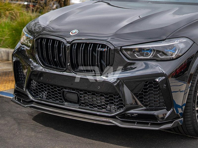 RW Carbon BMW F95 X5M Man Style Carbon Fiber Front Lip-Exterior-Silicon Valley Bimmer