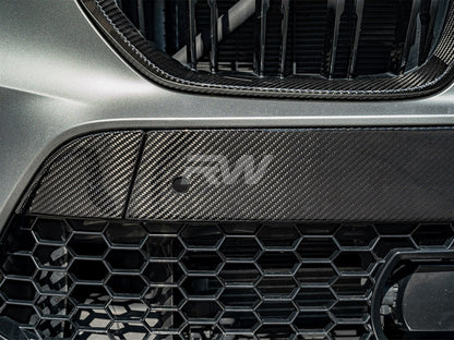 RW Carbon BMW F95 X5M Pre LCI CF Front Bumper Trim-Exterior-Silicon Valley Bimmer