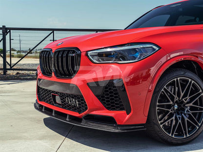 RW Carbon BMW F95 X5M RWS Carbon Fiber Front Lip Spoiler-Exterior-Silicon Valley Bimmer