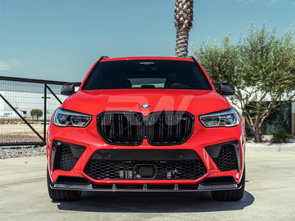 RW Carbon BMW F95 X5M RWS Carbon Fiber Front Lip Spoiler-Exterior-Silicon Valley Bimmer