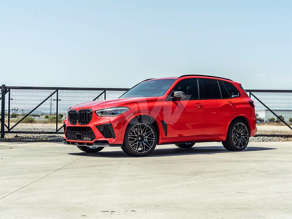 RW Carbon BMW F95 X5M RWS Carbon Fiber Front Lip Spoiler-Exterior-Silicon Valley Bimmer