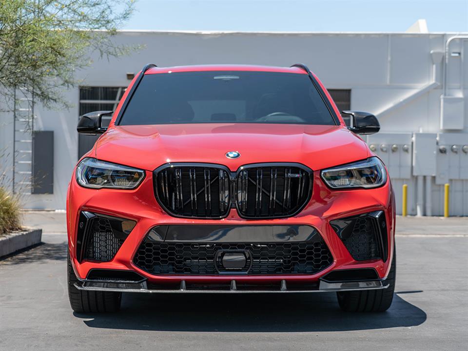 RW Carbon BMW F95 X5M RWS Carbon Fiber Front Lip Spoiler-Exterior-Silicon Valley Bimmer