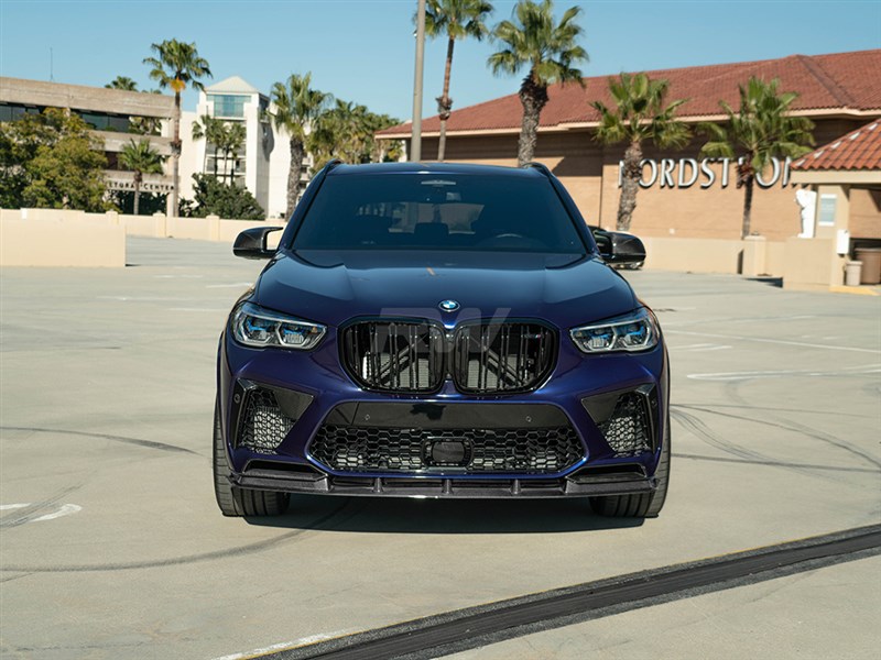 RW Carbon BMW F95 X5M RWS Carbon Fiber Front Lip Spoiler-Exterior-Silicon Valley Bimmer