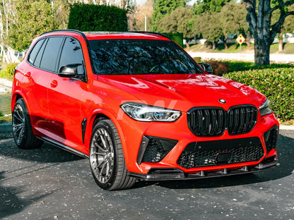 RW Carbon BMW F95 X5M RWS Carbon Fiber Front Lip Spoiler-Exterior-Silicon Valley Bimmer