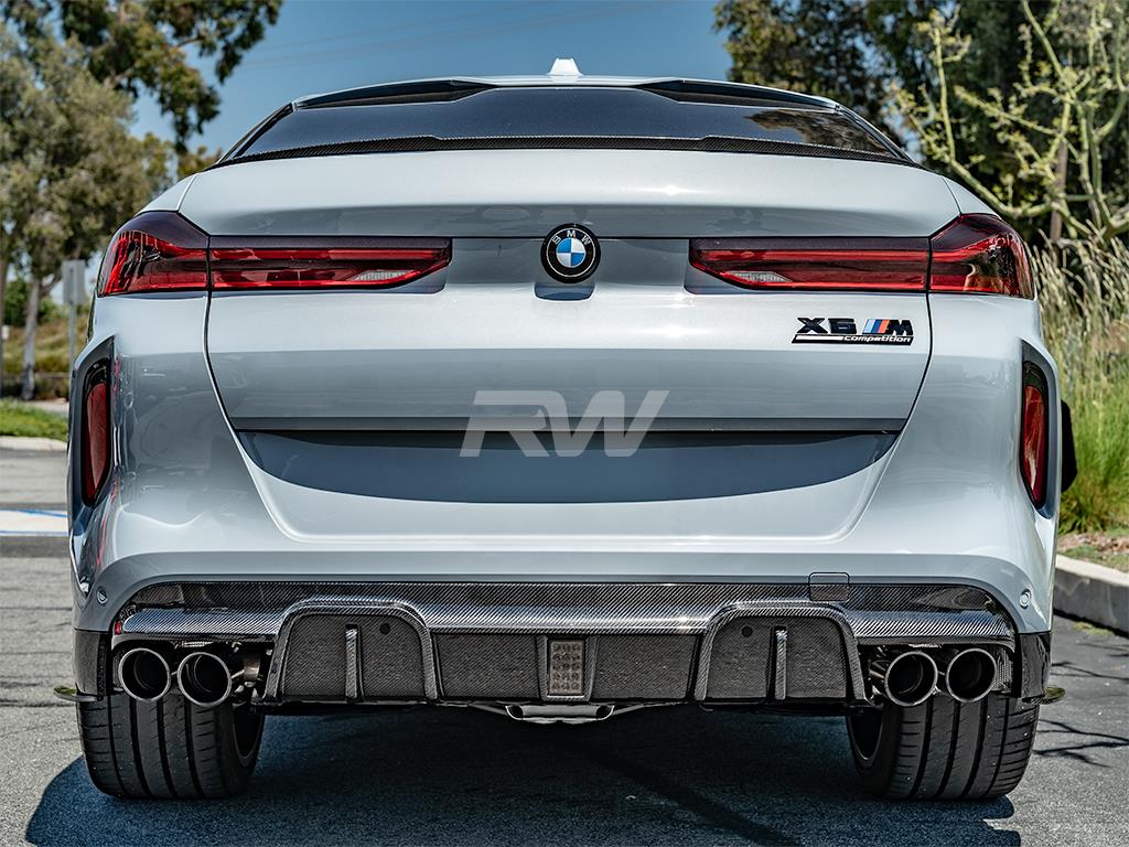 RW Carbon BMW F95 X5M/F96 X6M Man Style CF Diffuser-Exterior-Silicon Valley Bimmer
