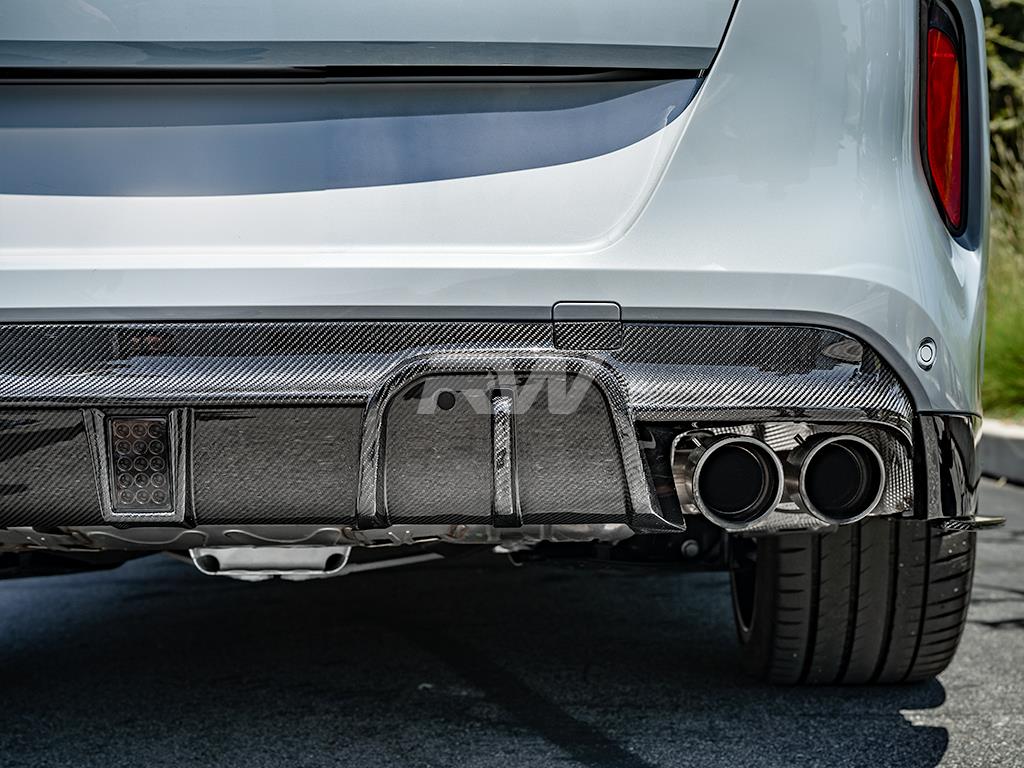 RW Carbon BMW F95 X5M/F96 X6M Man Style CF Diffuser-Exterior-Silicon Valley Bimmer