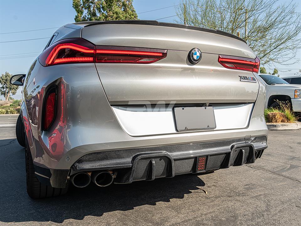 RW Carbon BMW F95 X5M/F96 X6M Man Style CF Diffuser-Exterior-Silicon Valley Bimmer