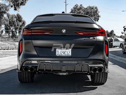 RW Carbon BMW F95 X5M/F96 X6M Man Style CF Diffuser-Exterior-Silicon Valley Bimmer