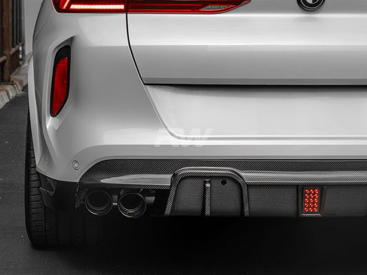 RW Carbon BMW F95 X5M/F96 X6M Man Style CF Diffuser-Exterior-Silicon Valley Bimmer