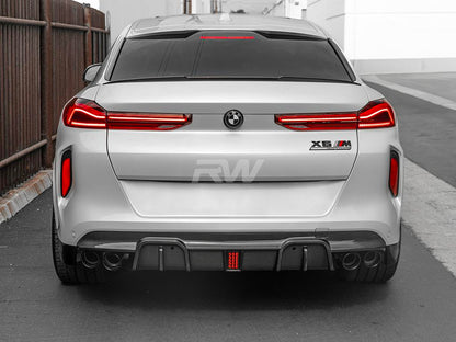 RW Carbon BMW F95 X5M/F96 X6M Man Style CF Diffuser-Exterior-Silicon Valley Bimmer