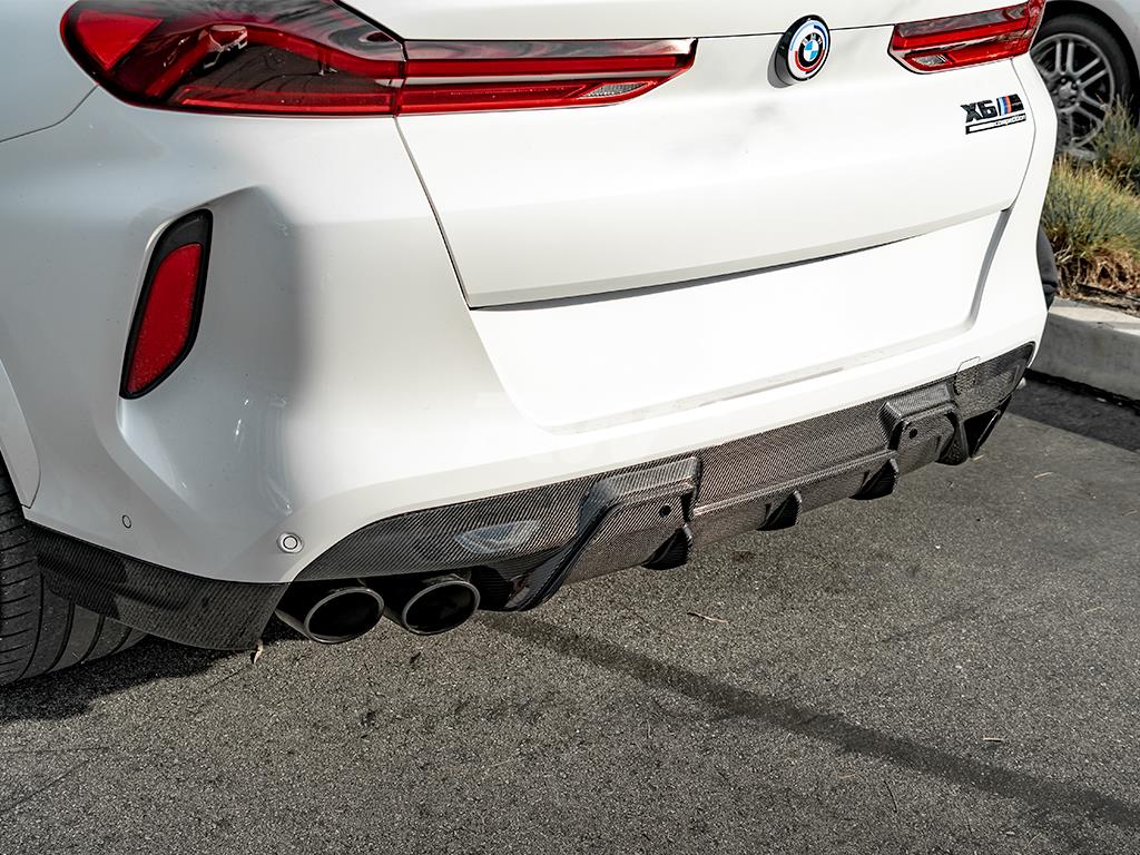 RW Carbon BMW F95 X5M/F96 X6M RWS Carbon Fiber Diffuser-Exterior-Silicon Valley Bimmer