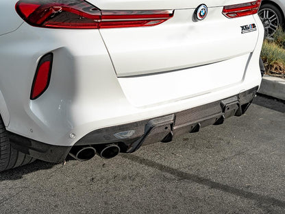 RW Carbon BMW F95 X5M/F96 X6M RWS Carbon Fiber Diffuser-Exterior-Silicon Valley Bimmer