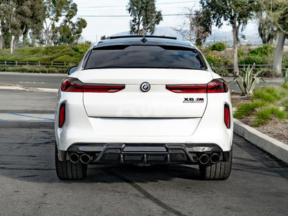 RW Carbon BMW F95 X5M/F96 X6M RWS Carbon Fiber Diffuser-Exterior-Silicon Valley Bimmer