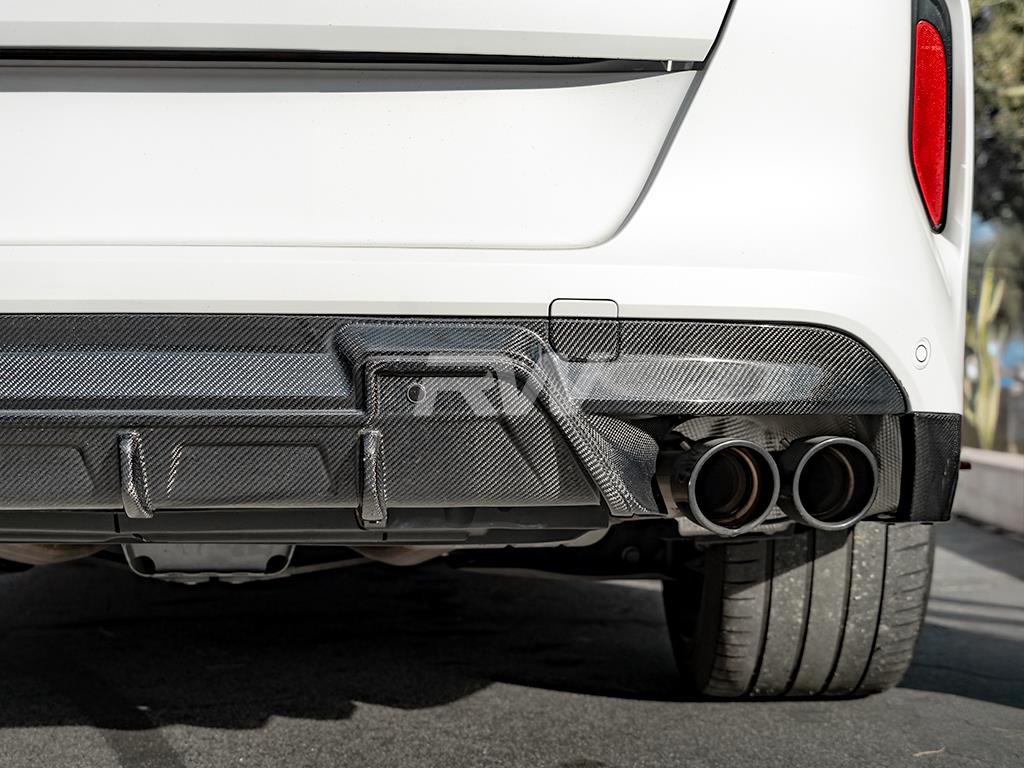 RW Carbon BMW F95 X5M/F96 X6M RWS Carbon Fiber Diffuser-Exterior-Silicon Valley Bimmer