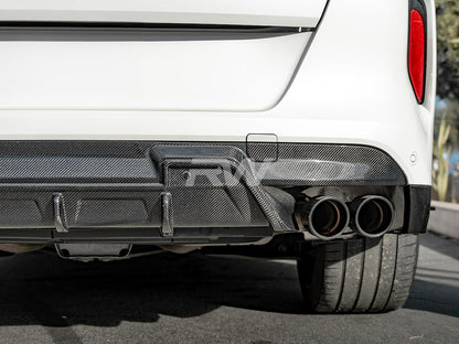 RW Carbon BMW F95 X5M/F96 X6M RWS Carbon Fiber Diffuser-Exterior-Silicon Valley Bimmer