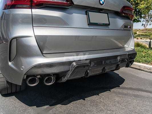 RW Carbon BMW F95 X5M/F96 X6M RWS Carbon Fiber Diffuser-Exterior-Silicon Valley Bimmer