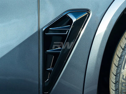 RW Carbon BMW F95 X5M/G05 X5 Gloss Black Fender Trims-Exterior-Silicon Valley Bimmer