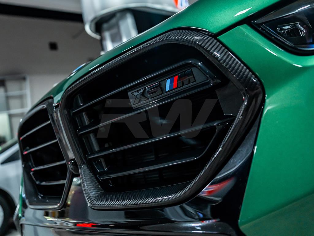 RW Carbon BMW F95/F96 LCI Carbon Fiber Grille Surrounds-Exterior-Silicon Valley Bimmer