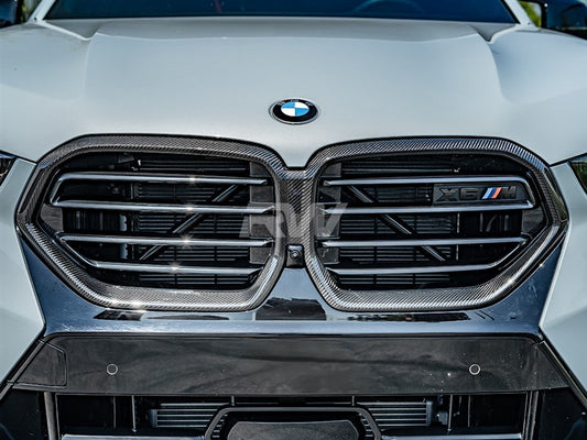 RW Carbon BMW F95/F96 LCI Carbon Fiber Grille Surrounds-Exterior-Silicon Valley Bimmer