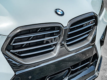 RW Carbon BMW F95/F96 LCI Carbon Fiber Grille Surrounds-Exterior-Silicon Valley Bimmer