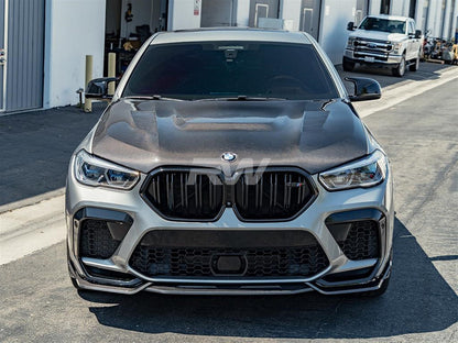 RW Carbon BMW F96 X6M Carbon Fiber DTM Front Lip-Exterior-Silicon Valley Bimmer