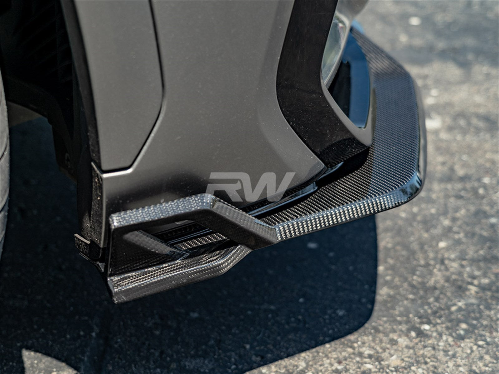 RW Carbon BMW F96 X6M Carbon Fiber DTM Front Lip-Exterior-Silicon Valley Bimmer