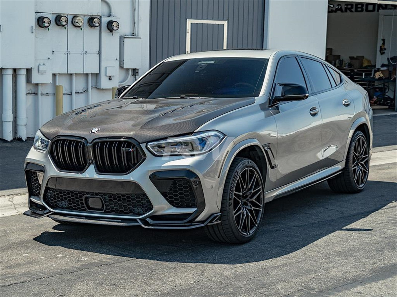 RW Carbon BMW F96 X6M Carbon Fiber DTM Front Lip-Exterior-Silicon Valley Bimmer