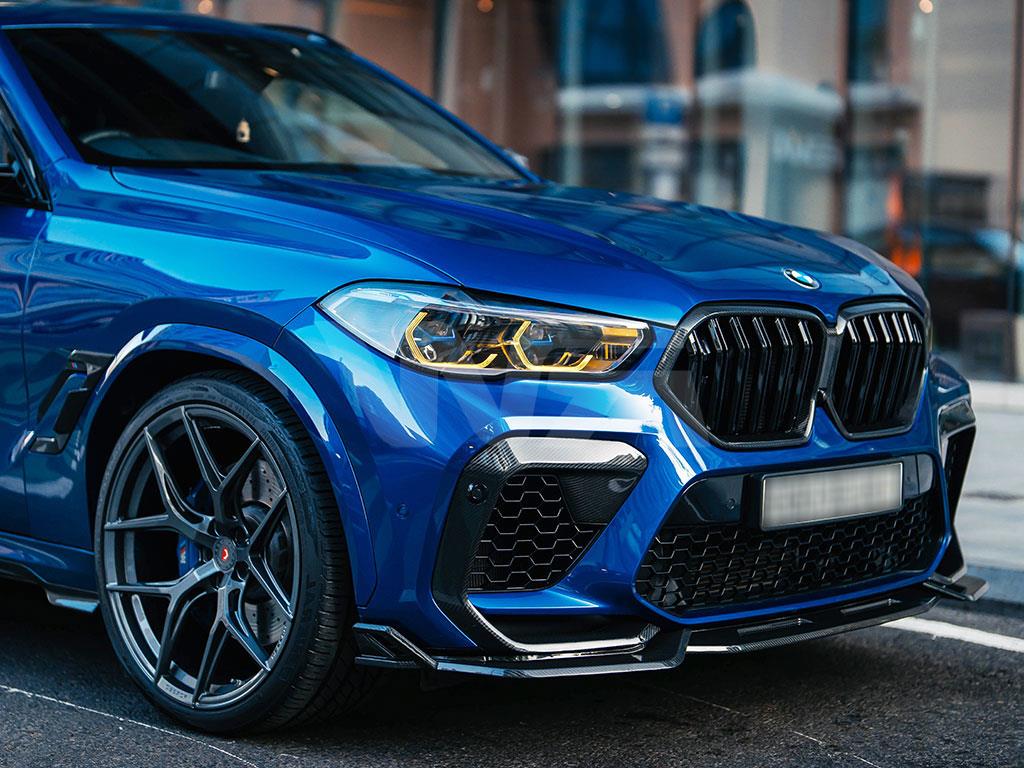 RW Carbon BMW F96 X6M Carbon Fiber DTM Front Lip-Exterior-Silicon Valley Bimmer