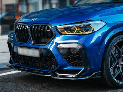 RW Carbon BMW F96 X6M Carbon Fiber DTM Front Lip-Exterior-Silicon Valley Bimmer