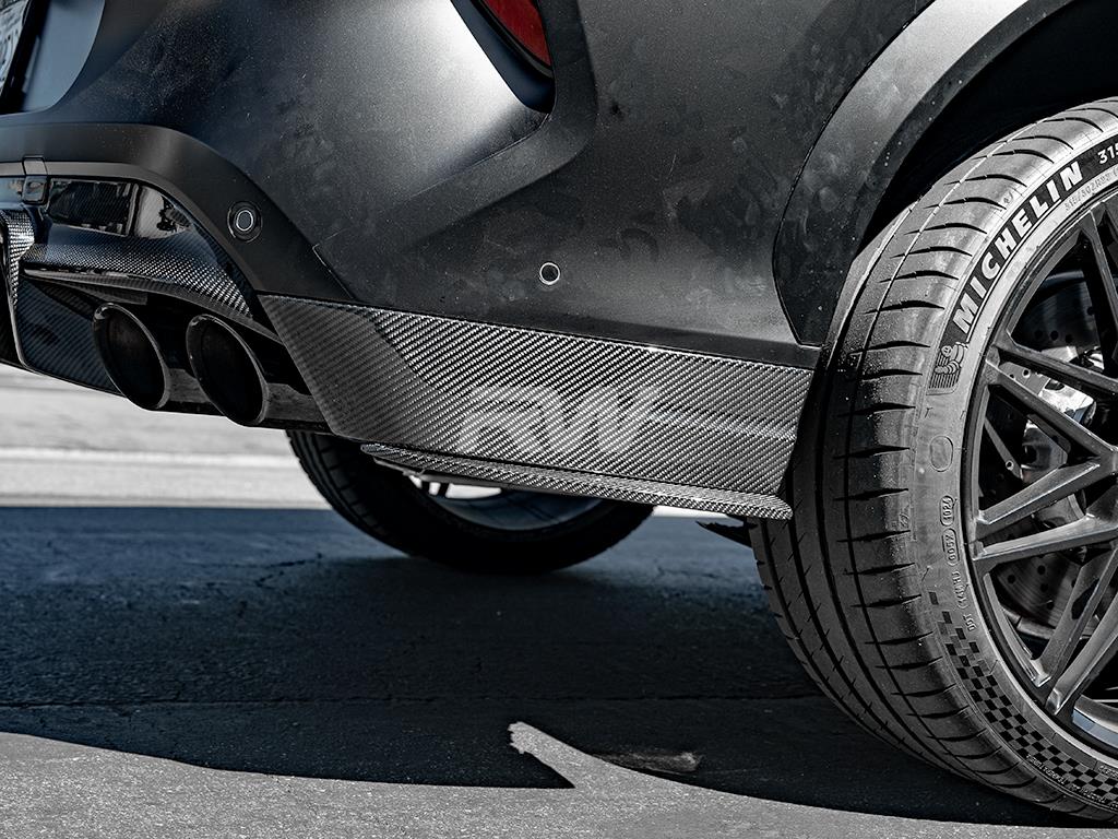 RW Carbon BMW F96 X6M Carbon Fiber Rear Bumper Trim-Exterior-Silicon Valley Bimmer