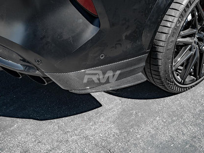 RW Carbon BMW F96 X6M Carbon Fiber Rear Bumper Trim-Exterior-Silicon Valley Bimmer