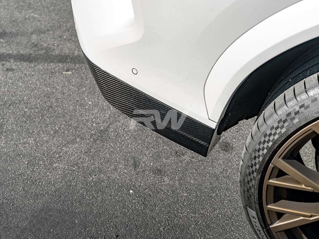 RW Carbon BMW F96 X6M Carbon Fiber Rear Bumper Trim-Exterior-Silicon Valley Bimmer