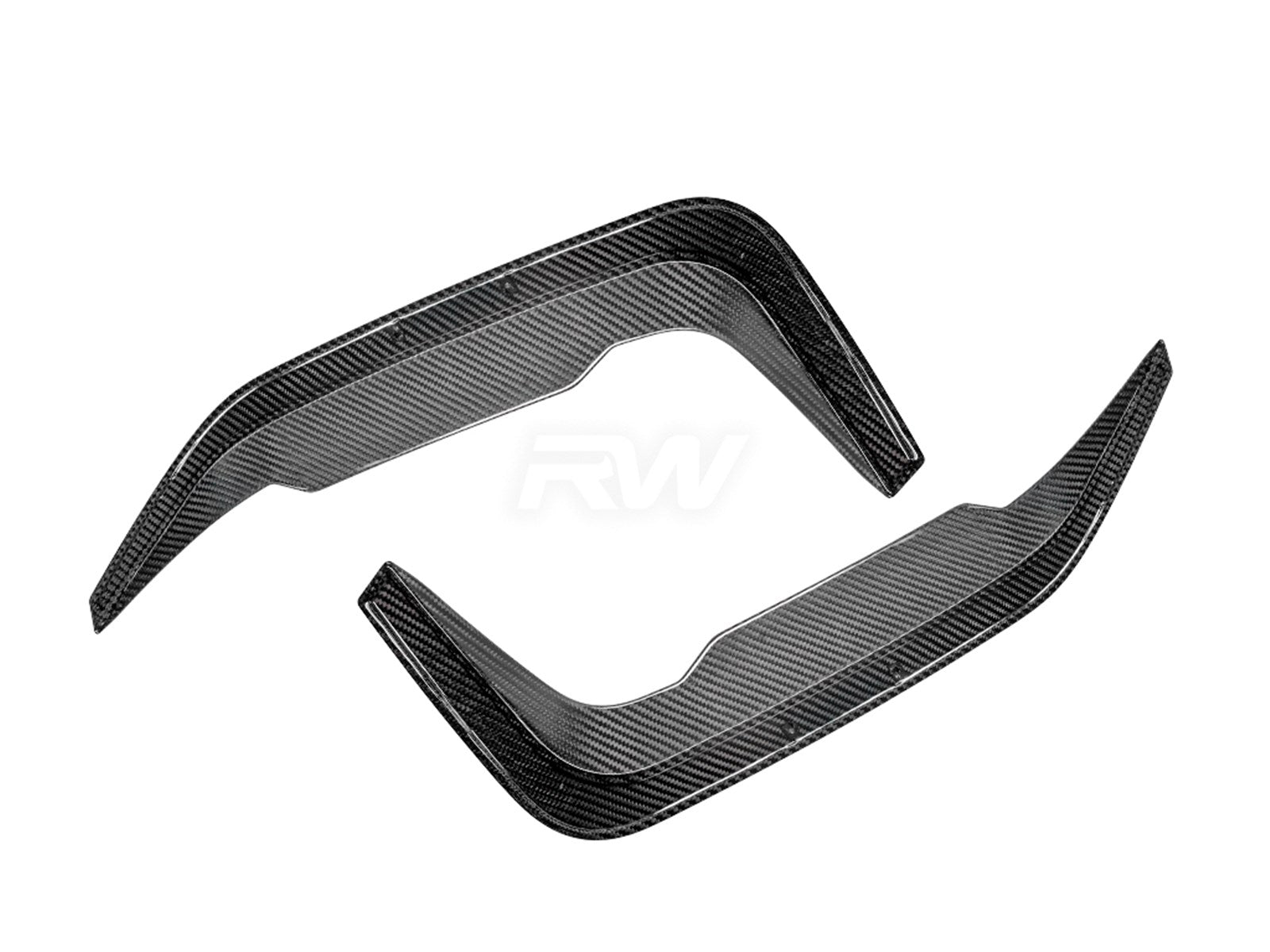 RW Carbon BMW F96 X6M Carbon Fiber Rear trims-Exterior-Silicon Valley Bimmer