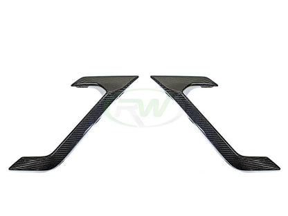 RW Carbon BMW F96 X6M Carbon Fiber Side Vent Covers-Exterior-Silicon Valley Bimmer