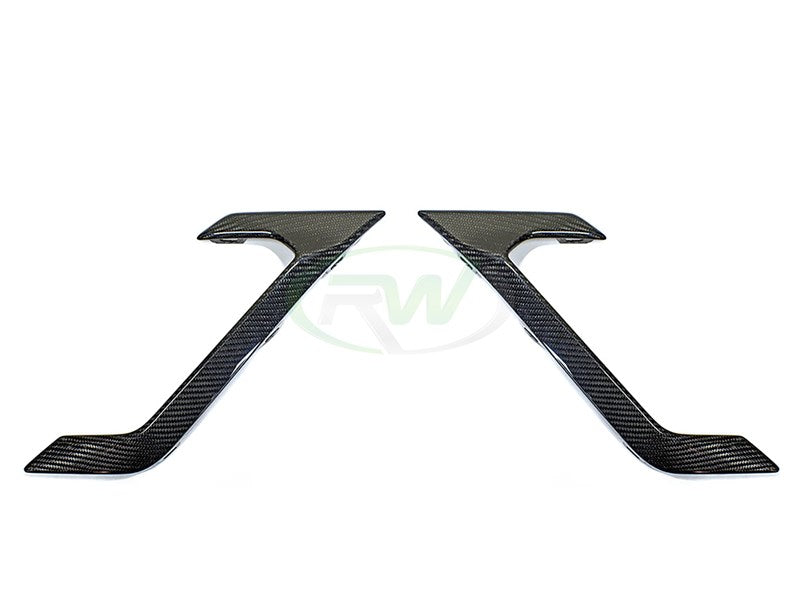 RW Carbon BMW F96 X6M Carbon Fiber Side Vent Covers-Exterior-Silicon Valley Bimmer