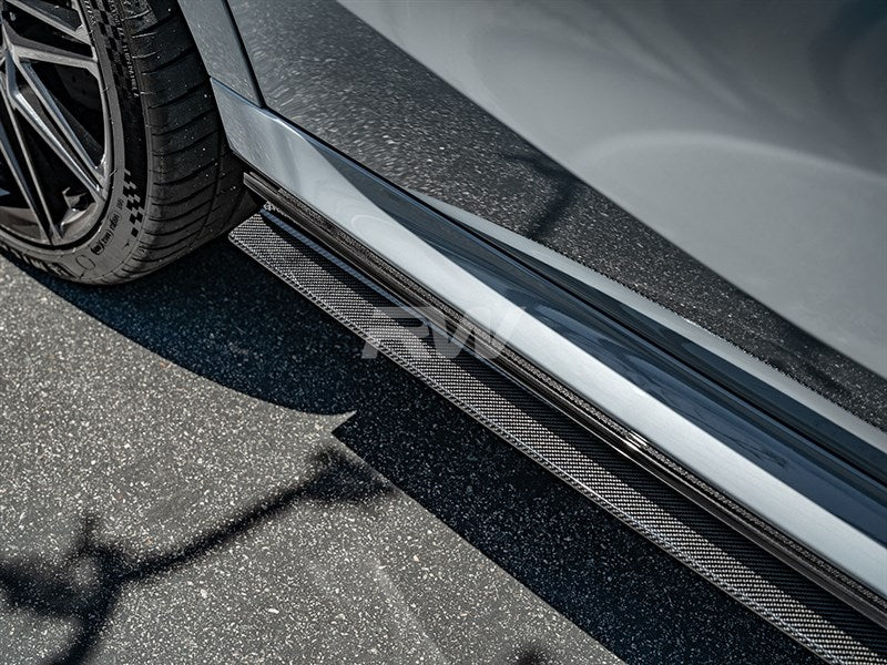 RW Carbon BMW F96 X6M G06 X6 RWS CF Side Skirt Extensions-Exterior-Silicon Valley Bimmer