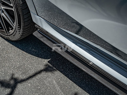 RW Carbon BMW F96 X6M G06 X6 RWS CF Side Skirt Extensions-Exterior-Silicon Valley Bimmer