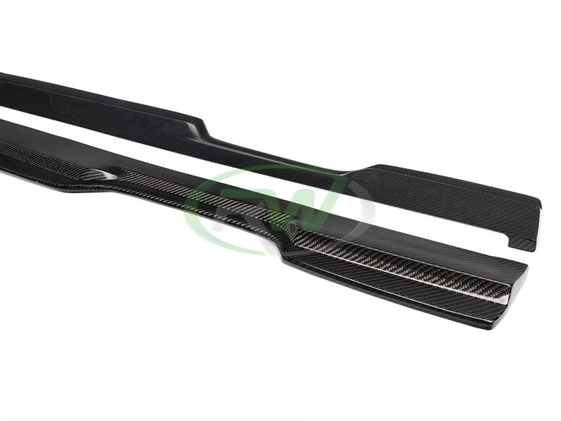 RW Carbon BMW F96 X6M G06 X6 RWS CF Side Skirt Extensions-Exterior-Silicon Valley Bimmer