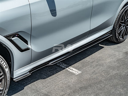 RW Carbon BMW F96 X6M G06 X6 RWS CF Side Skirt Extensions-Exterior-Silicon Valley Bimmer