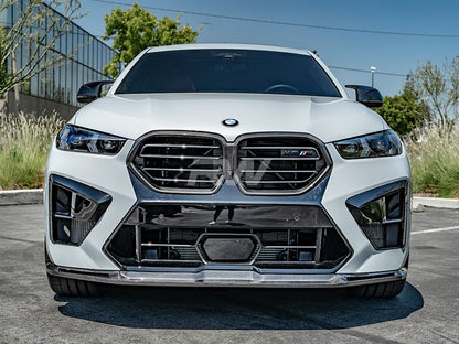 RW Carbon BMW F96 X6M LCI RWS Carbon Fiber Front Lip-Exterior-Silicon Valley Bimmer