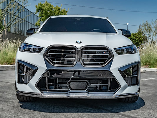 RW Carbon BMW F96 X6M LCI RWS Carbon Fiber Front Lip-Exterior-Silicon Valley Bimmer